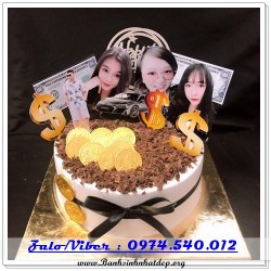 Mẫu Bánh Sinh Nhật Đẹp - A607